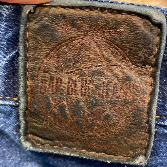 Gap Blue Button Fly Jeans Special Denim Straight Fit Tag Says W32 L30 - Picture 12 of 16
